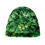 Green Ivy Wall Print Beanie