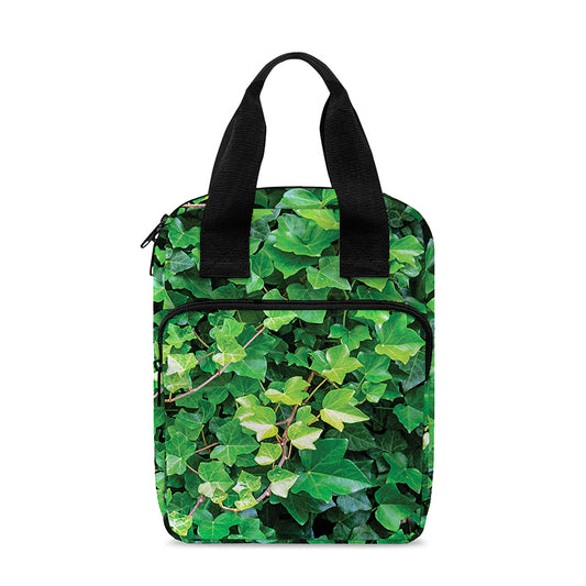 Green Ivy Wall Print Bible Tote Bag