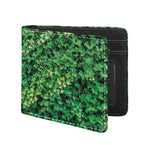 Green Ivy Wall Print Bifold Wallet