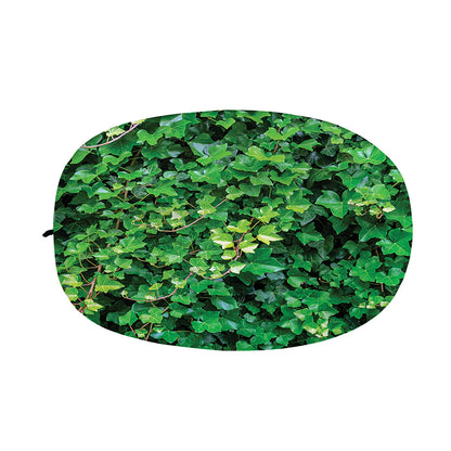 Green Ivy Wall Print Car Side Mirror Covers