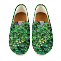 Green Ivy Wall Print Casual Shoes