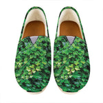 Green Ivy Wall Print Casual Shoes