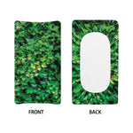 Green Ivy Wall Print Changing Pad Cover