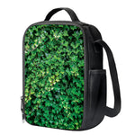 Green Ivy Wall Print Crossbody Lunch Bag