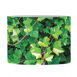 Green Ivy Wall Print Drum Lamp Shade