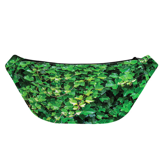 Green Ivy Wall Print Fanny Pack