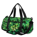 Green Ivy Wall Print Gym Bag