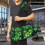 Green Ivy Wall Print Gym Bag