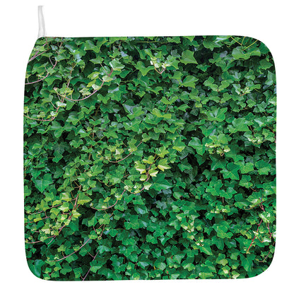 Green Ivy Wall Print Hand Towel