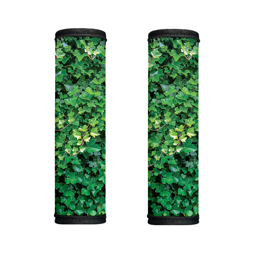 Green Ivy Wall Print Handle Covers