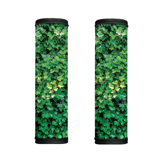 Green Ivy Wall Print Handle Covers