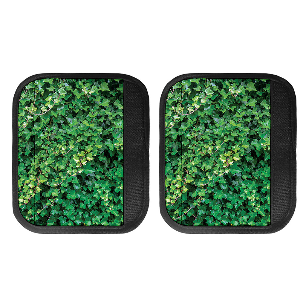 Green Ivy Wall Print Handle Covers