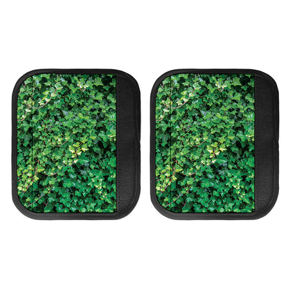 Green Ivy Wall Print Handle Covers