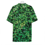 Green Ivy Wall Print Hawaiian Shirt