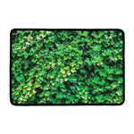 Green Ivy Wall Print Kitchen Mat