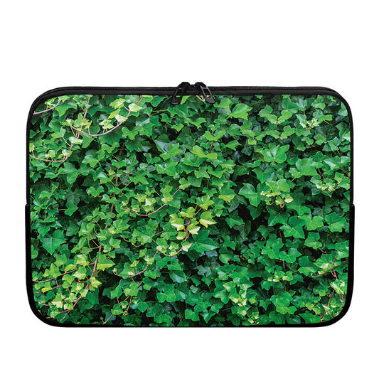 Green Ivy Wall Print Laptop Sleeve