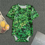 Green Ivy Wall Print Men's Bodysuit
