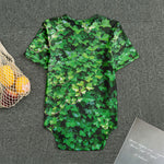 Green Ivy Wall Print Men's Bodysuit