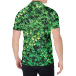 Green Ivy Wall Print Men's Shirt