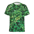 Green Ivy Wall Print Men's Athletic T-Shirt