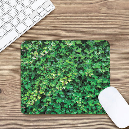 Green Ivy Wall Print Mouse Pad
