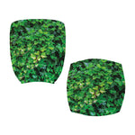 Green Ivy Wall Print Office Chair Cover