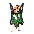 Green Ivy Wall Print Pet Carrier Backpack