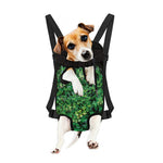 Green Ivy Wall Print Pet Carrier Backpack