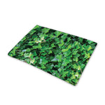 Green Ivy Wall Print Pet Cooling Mat Cover