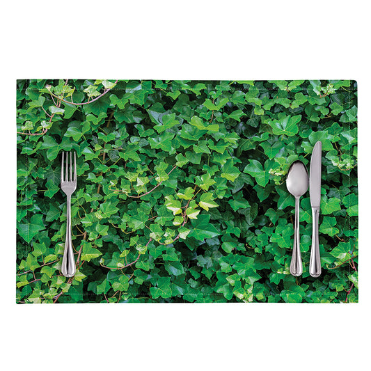 Green Ivy Wall Print Placemat