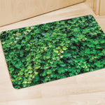 Green Ivy Wall Print Polyester Doormat