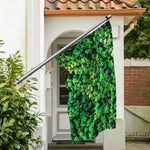 Green Ivy Wall Print Polyester Flag
