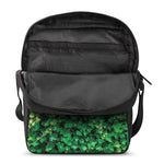 Green Ivy Wall Print Rectangular Crossbody Bag