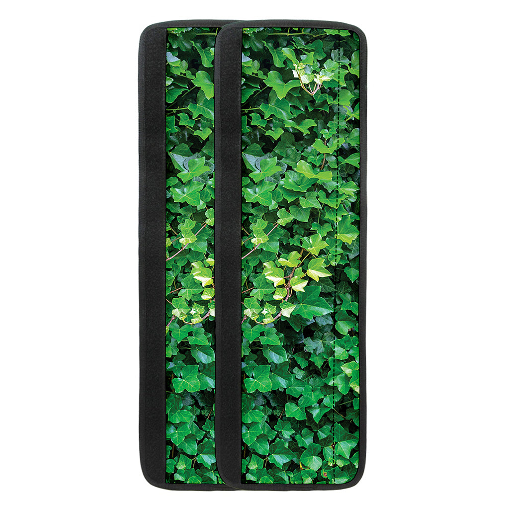 Green Ivy Wall Print Refrigerator Handle Covers