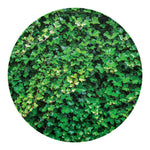 Green Ivy Wall Print Round Blanket