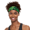 Green Ivy Wall Print Sports Headband