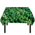 Green Ivy Wall Print Tablecloth