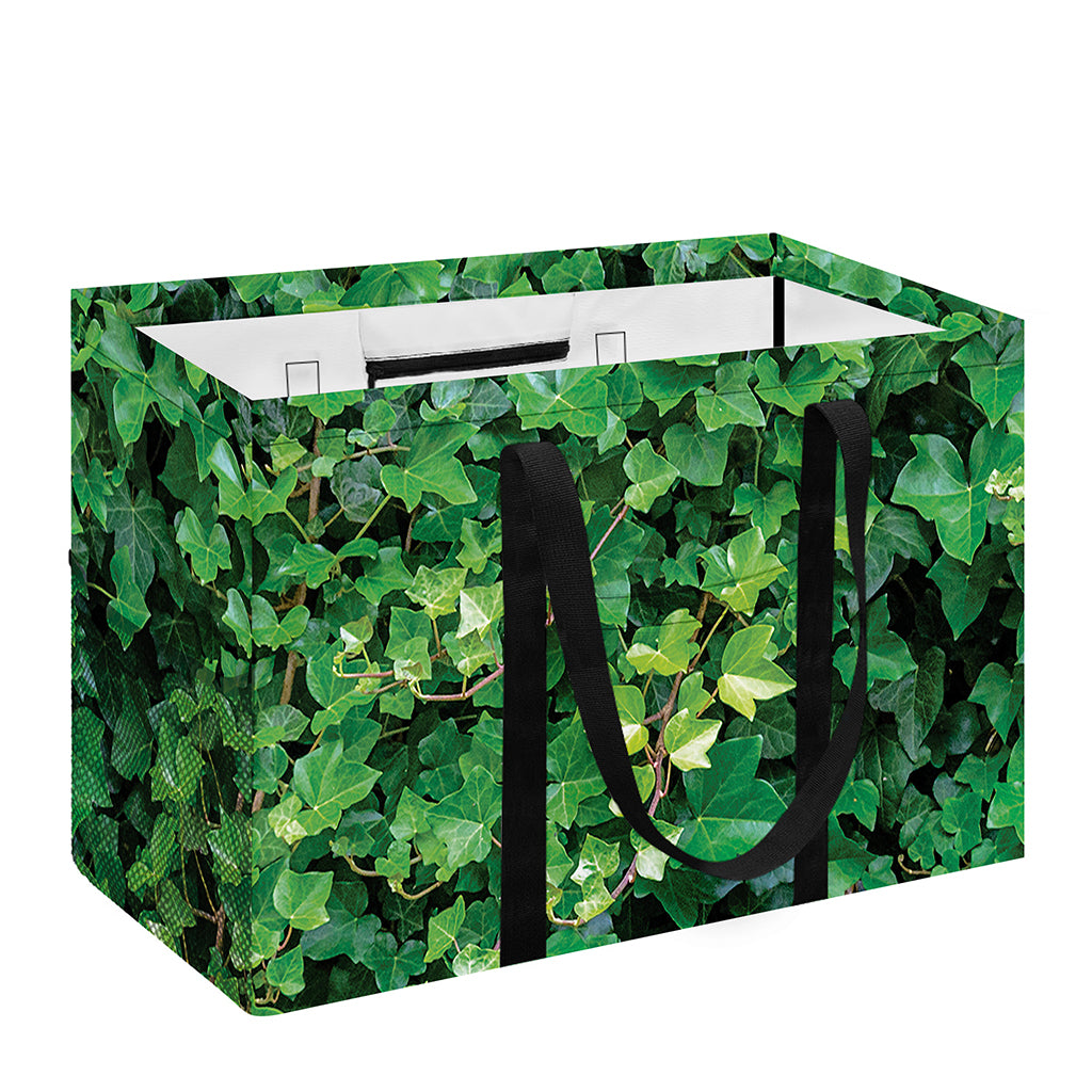 Green Ivy Wall Print Utility Tote Bag