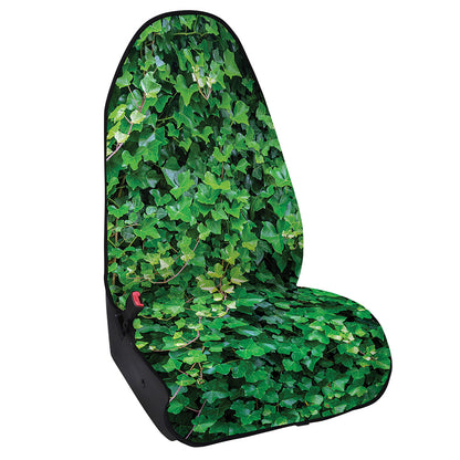 Green Ivy Wall Print Waterproof Car Seat Cover
