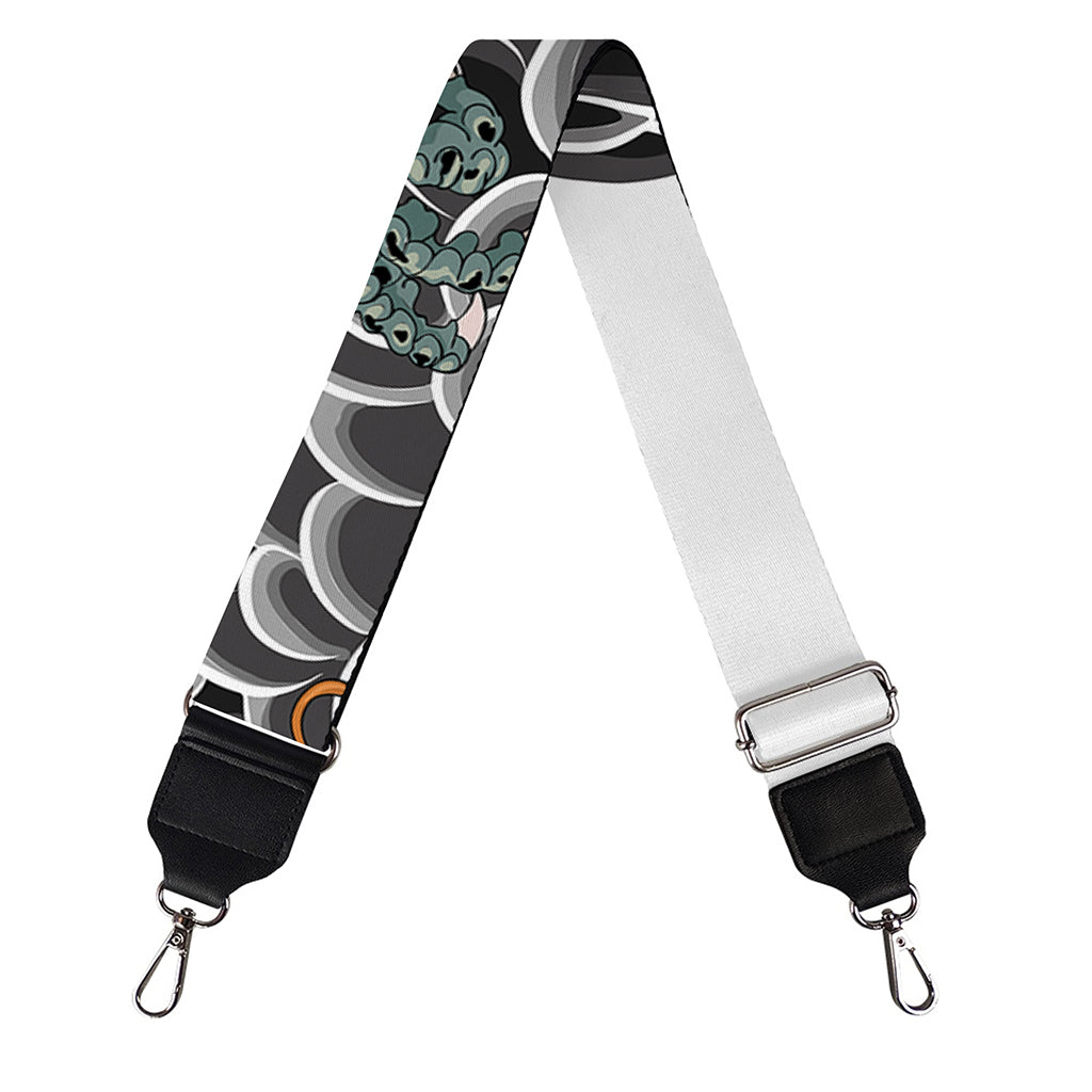 Green Japanese Dragon Tattoo Print Bag Strap