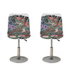 Green Japanese Dragon Tattoo Print Bar Stool Covers