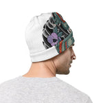 Green Japanese Dragon Tattoo Print Beanie