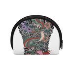 Green Japanese Dragon Tattoo Print Coin Purse