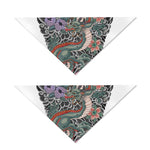 Green Japanese Dragon Tattoo Print Dog Bandana