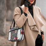 Green Japanese Dragon Tattoo Print Double Strap Bible Bag