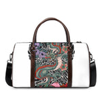 Green Japanese Dragon Tattoo Print Duffle Bag