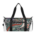 Green Japanese Dragon Tattoo Print Gym Bag