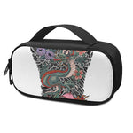 Green Japanese Dragon Tattoo Print Insulin Cooler Travel Case