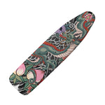Green Japanese Dragon Tattoo Print Ironing Board Cover
