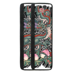 Green Japanese Dragon Tattoo Print Refrigerator Handle Covers